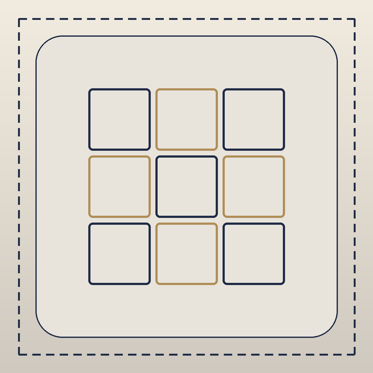 Button Sorting Tin — Main view