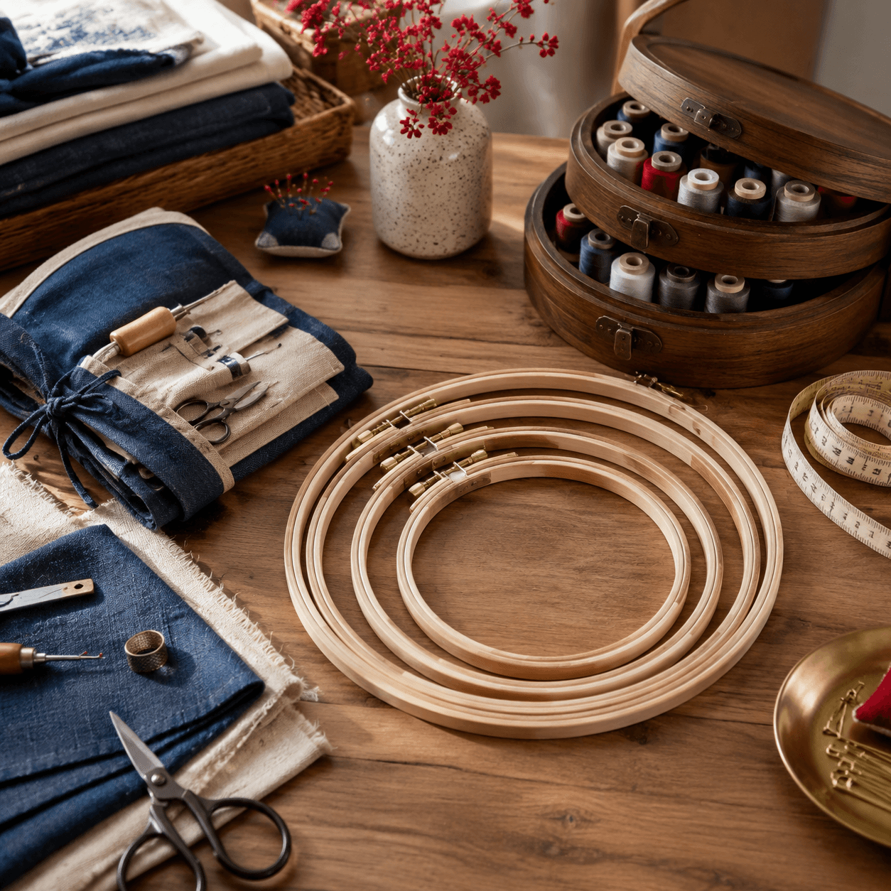 Embroidery Hoop Set (4)
